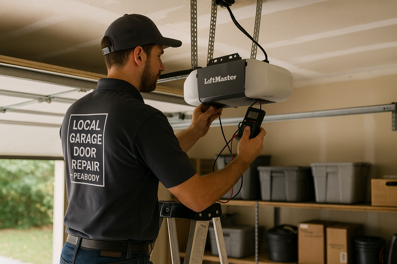Garage Door Opener Repair in Peabody