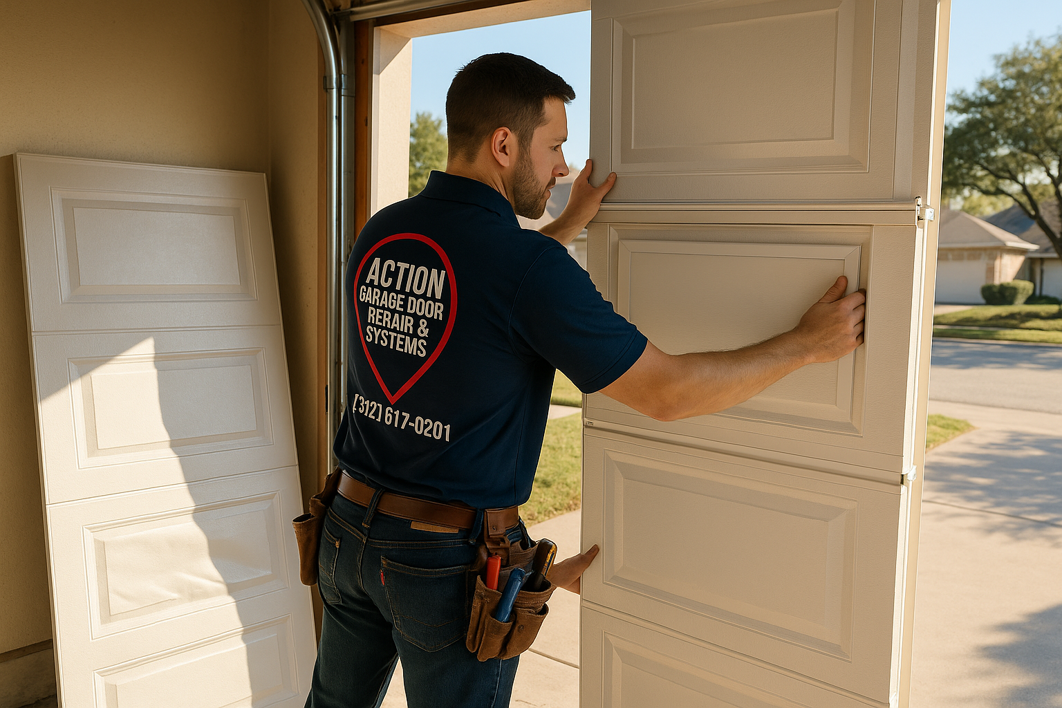Garage Door Panel Replacement service in Wilmington