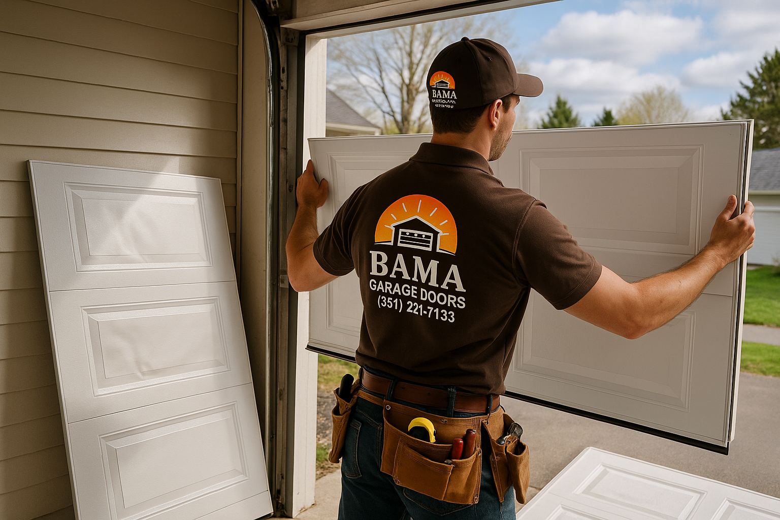 Garage Door Panel Replacement service in Groveland