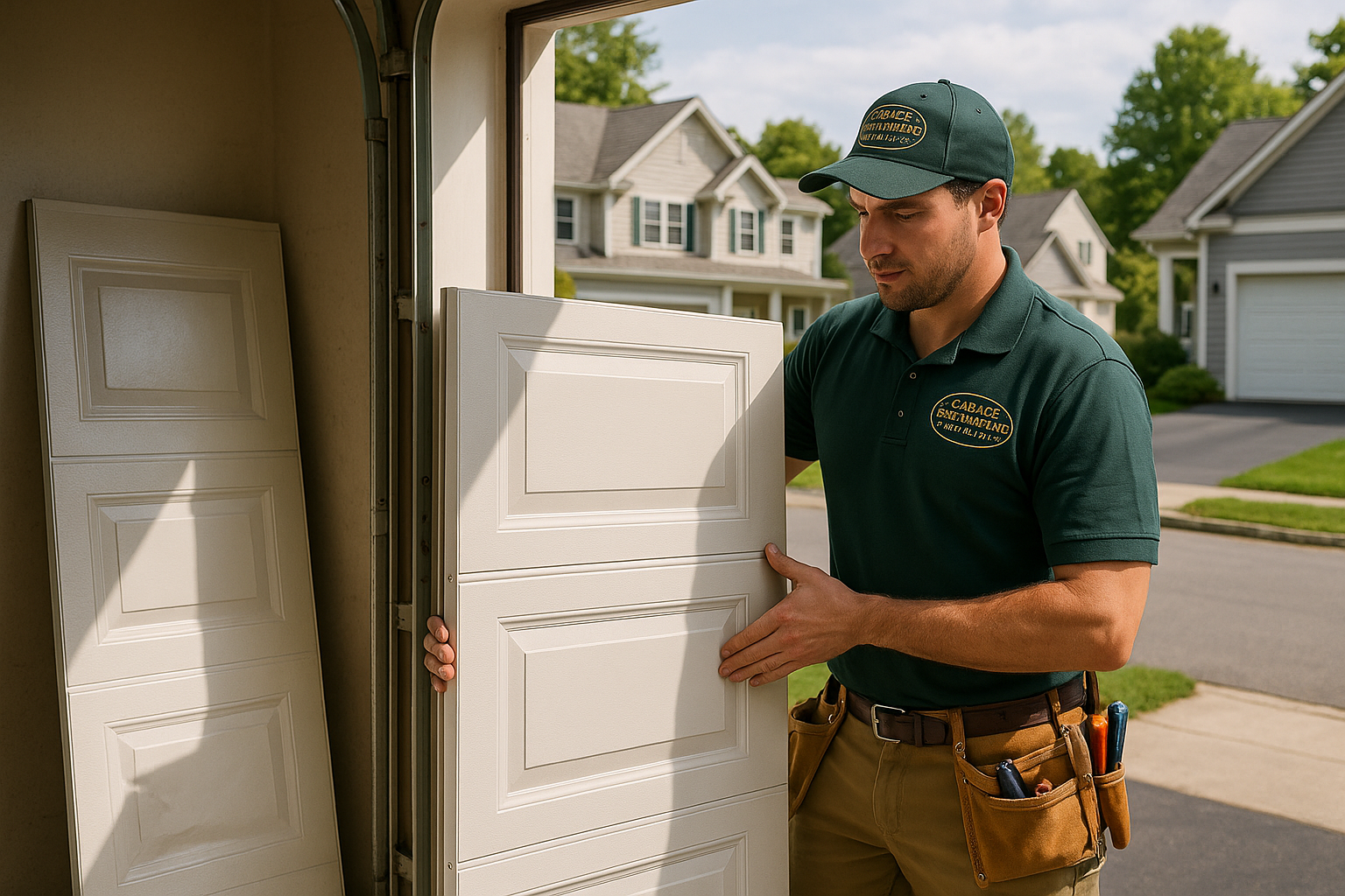 Garage Door Panel Replacement service in Hull