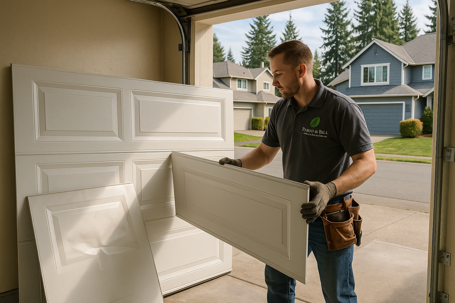 Garage Door Panel Replacement service in Haverhill