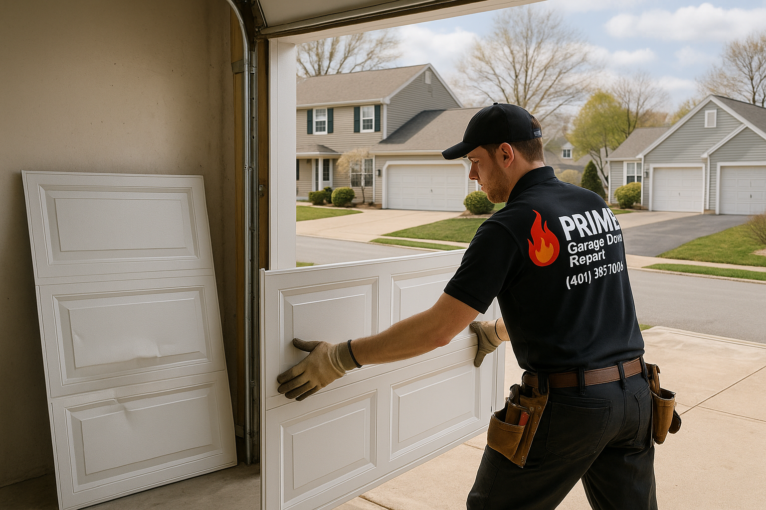 Garage Door Panel Replacement service in Lynn