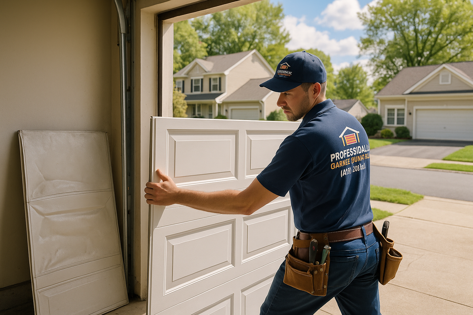 Garage Door Panel Replacement service in Winthrop