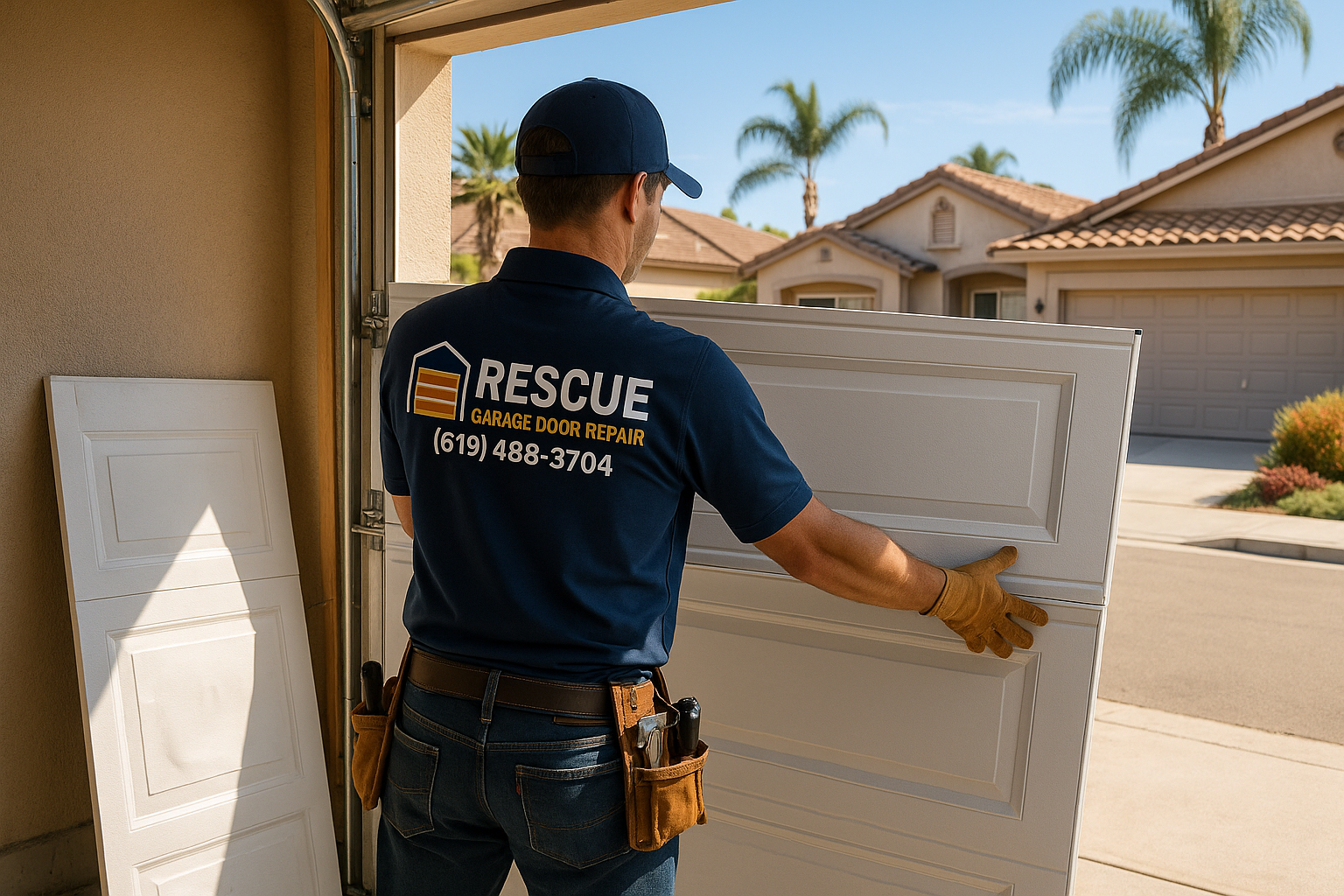 Garage Door Panel Replacement service in Wilson Square