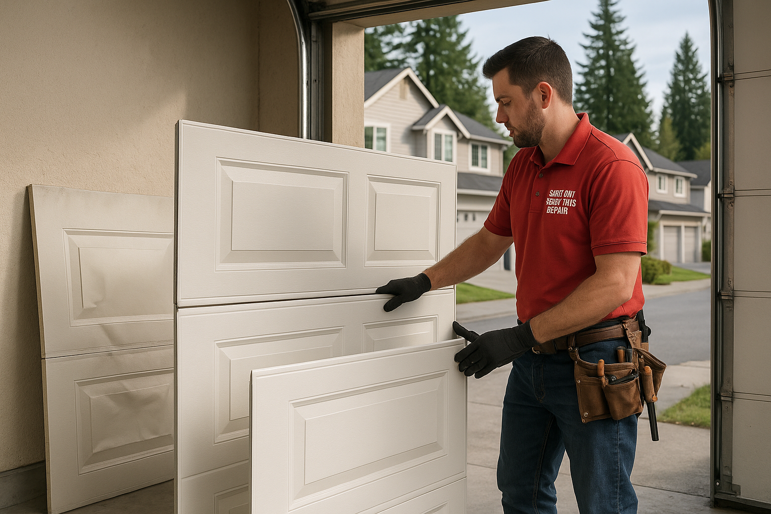 Garage Door Panel Replacement service in Rockport