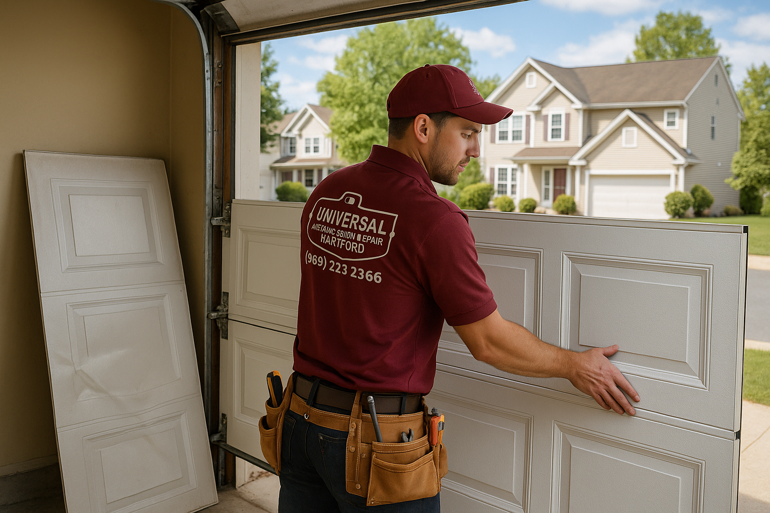 Garage Door Panel Replacement service in Swampscott