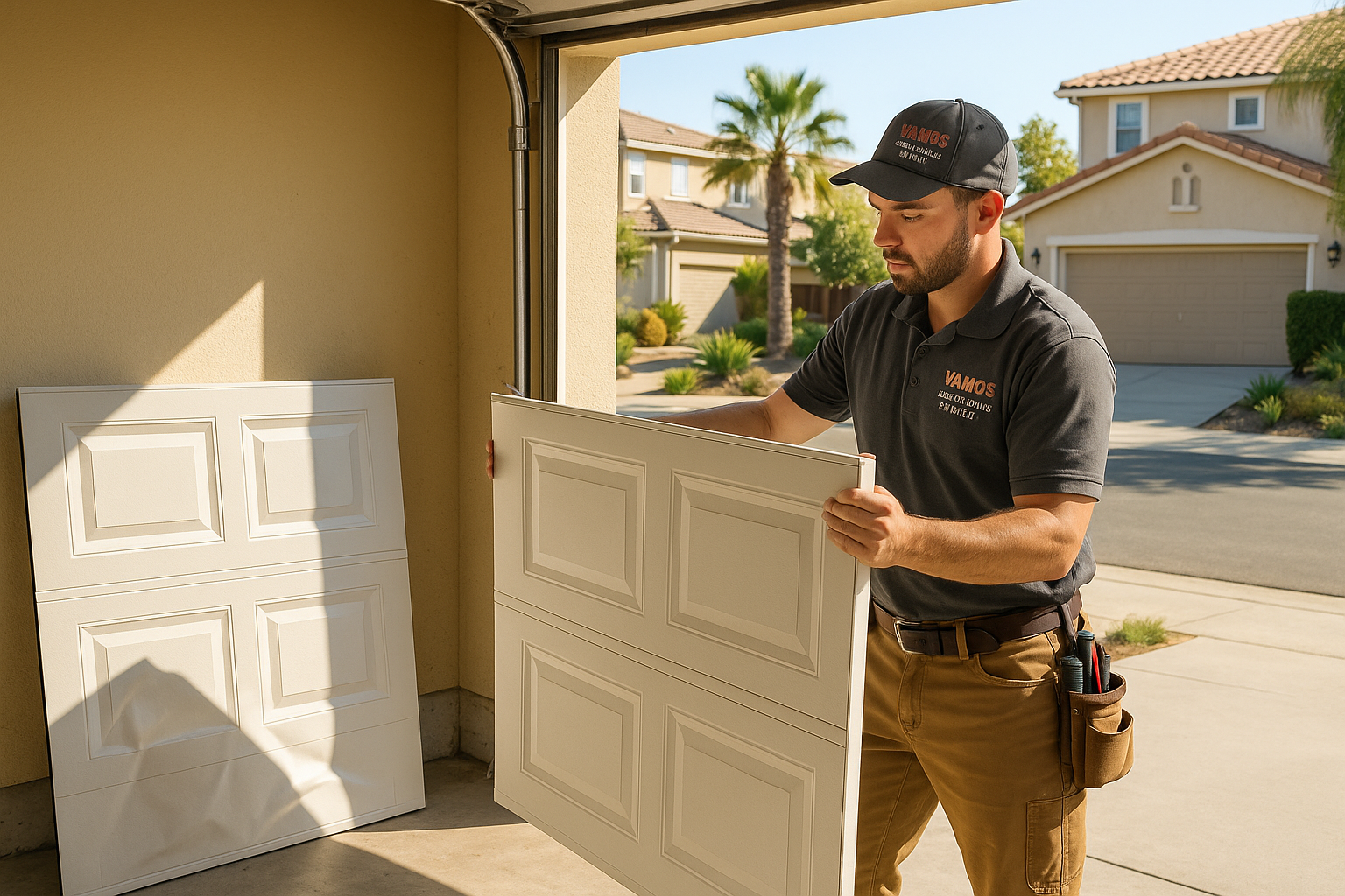 Garage Door Panel Replacement service in Rowley