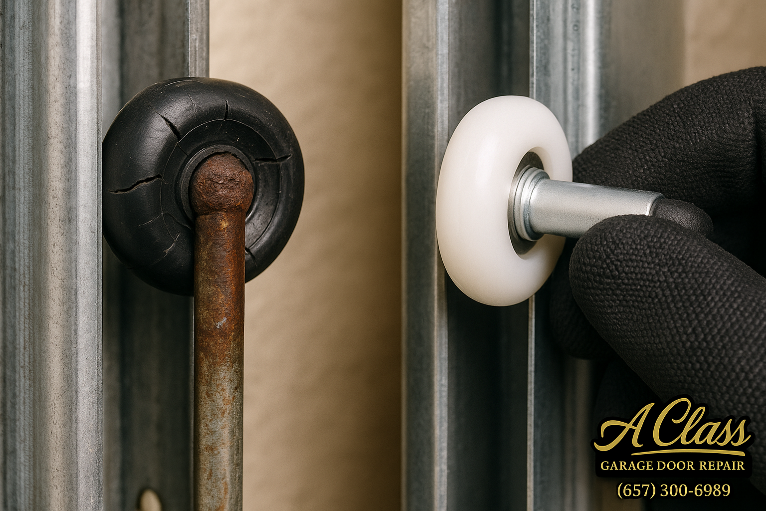 Garage Door Roller Replacement service in Cambridge