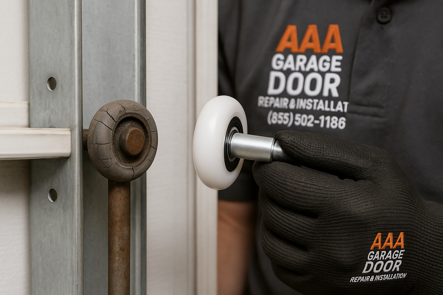 Garage Door Roller Replacement service in Revere