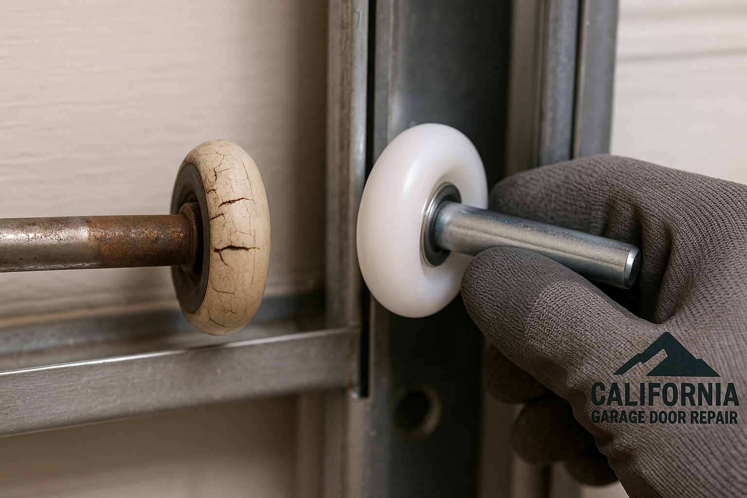 Garage Door Roller Replacement service in Lawrence