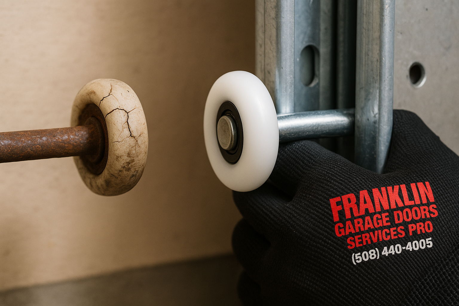 Garage Door Roller Replacement service in Malden