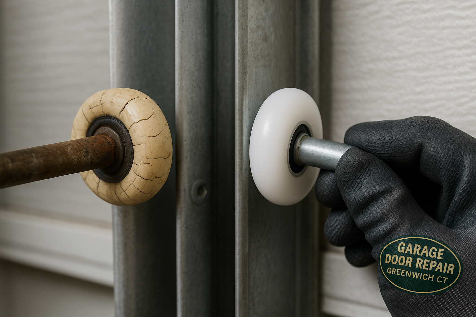 Garage Door Roller Replacement service in Melrose