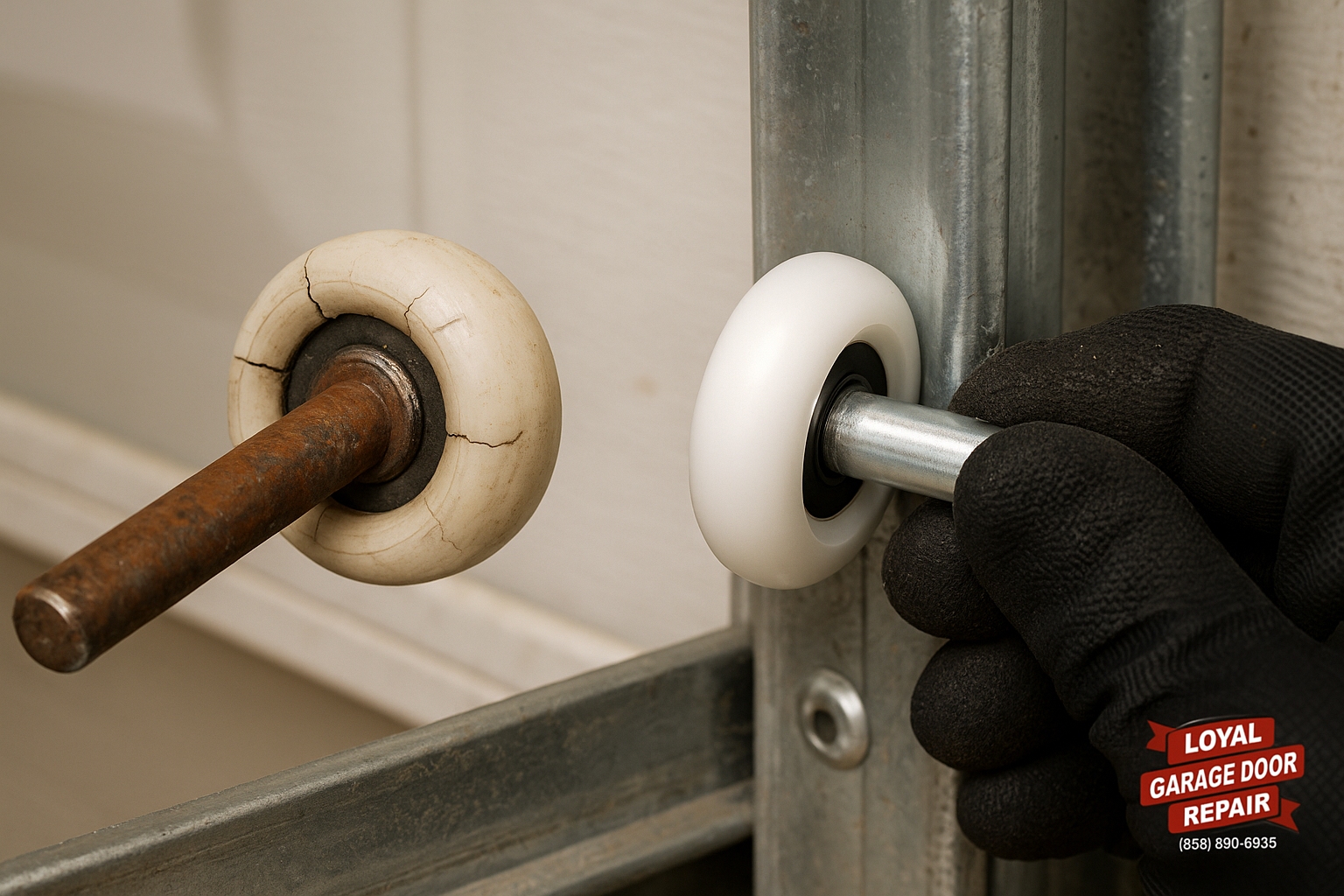 Garage Door Roller Replacement service in Somerville