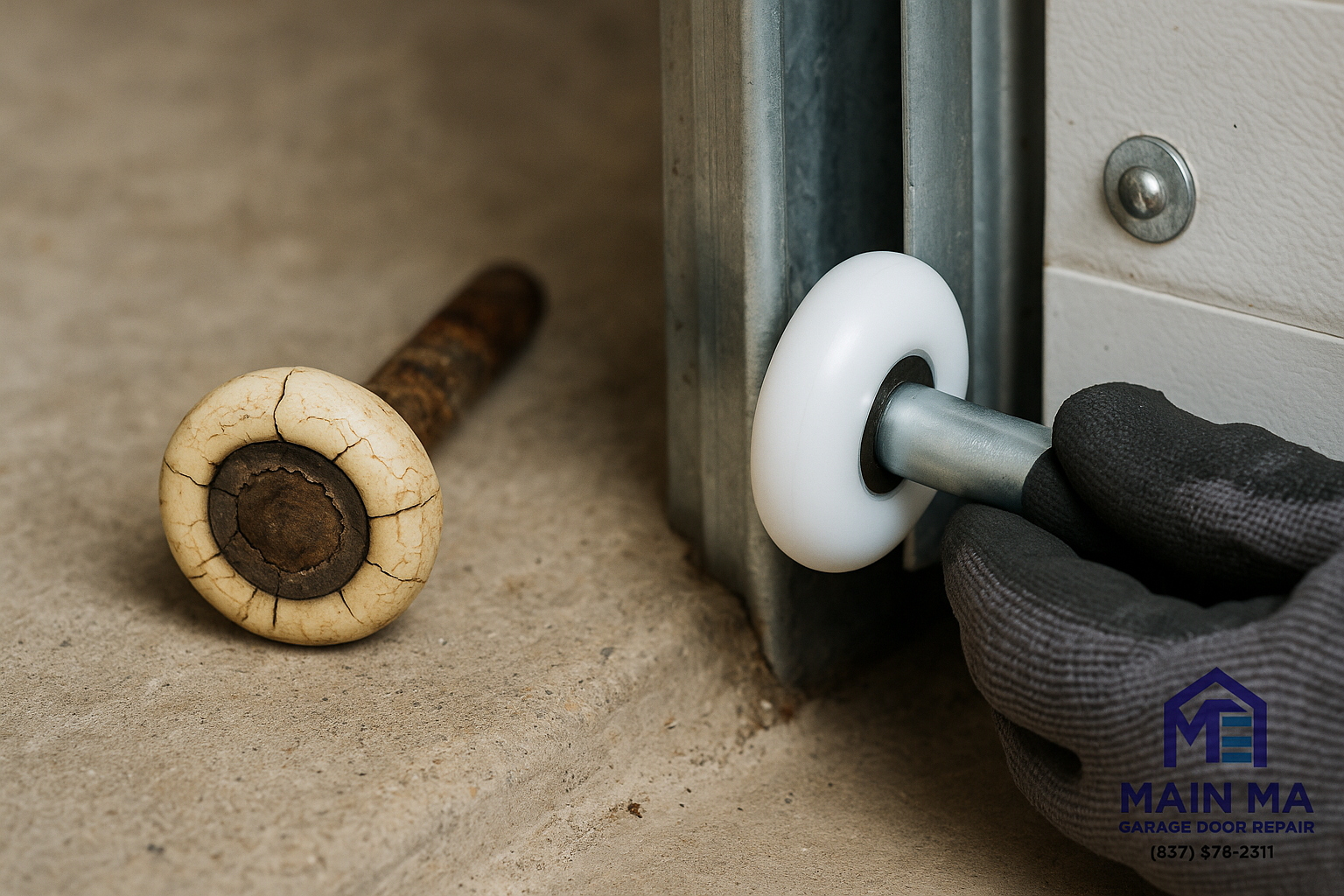Garage Door Roller Replacement service in Billerica