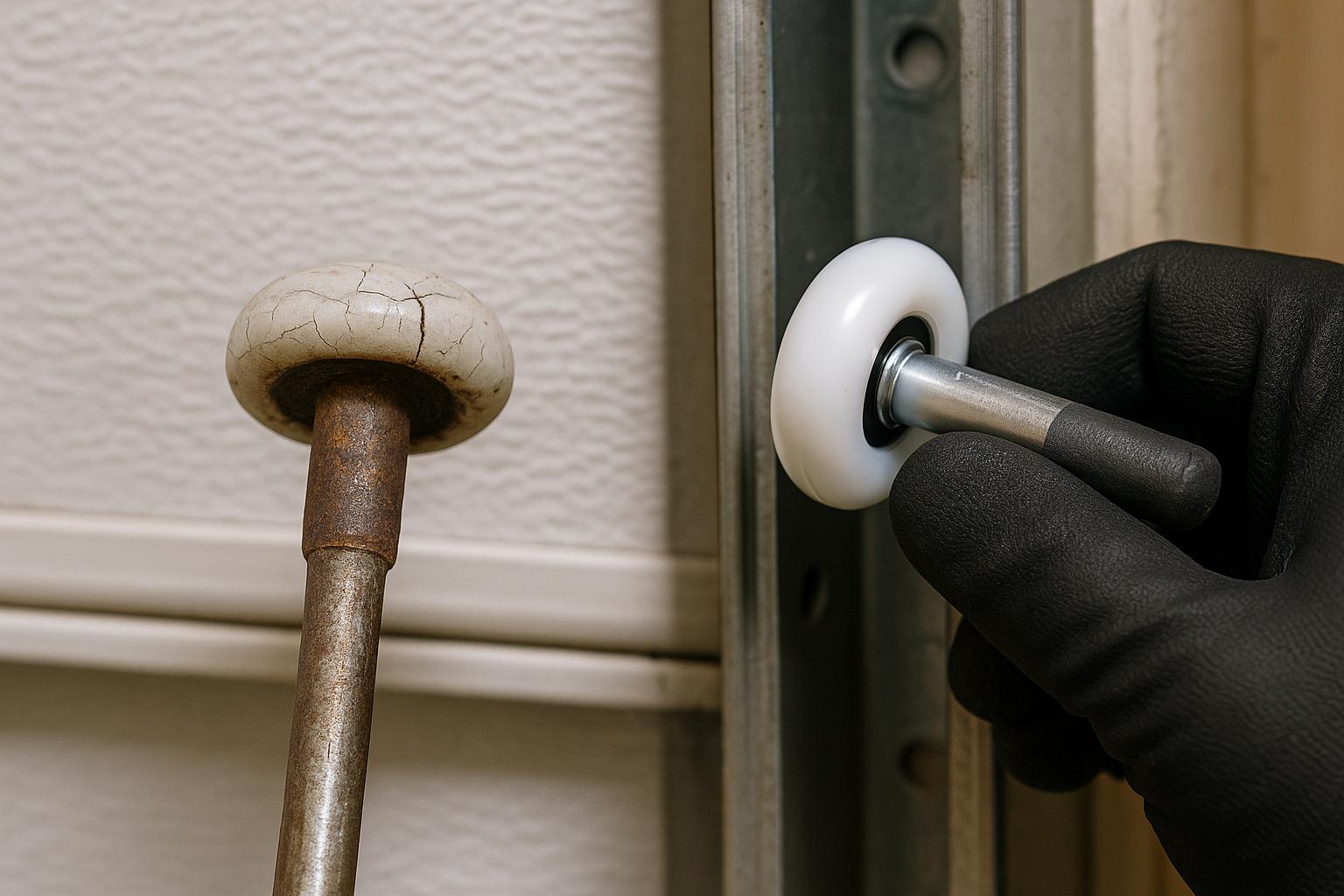 Garage Door Roller Replacement service in Arlington