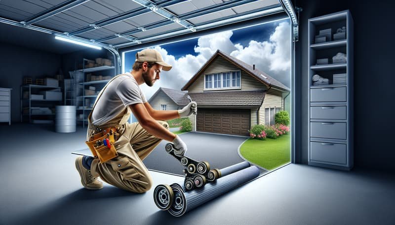 Garage Door Roller Replacement service in Hamilton