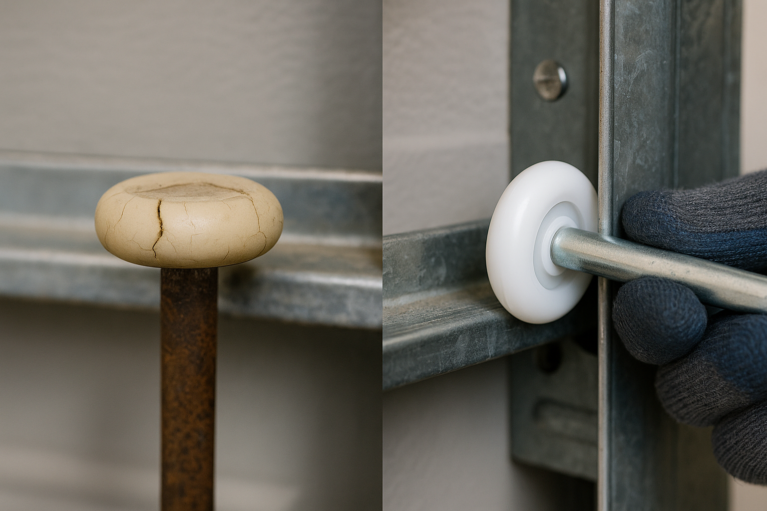Garage Door Roller Replacement service in Waltham