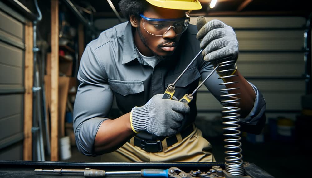 Our professional garage door cable repair process