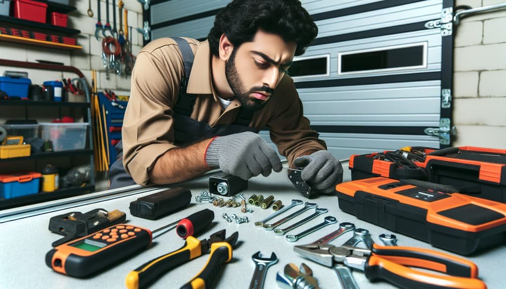 Our professional garage door roller replacement process