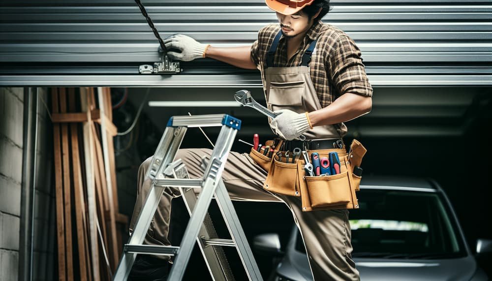 Our professional garage door spring repair process